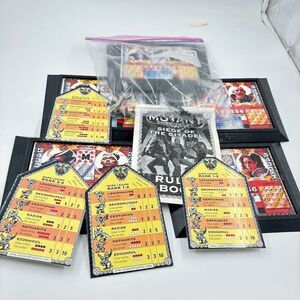 Mutant Chronicles Siege of the Citadel Hero Boards Pegs Rulebook Quick Reference